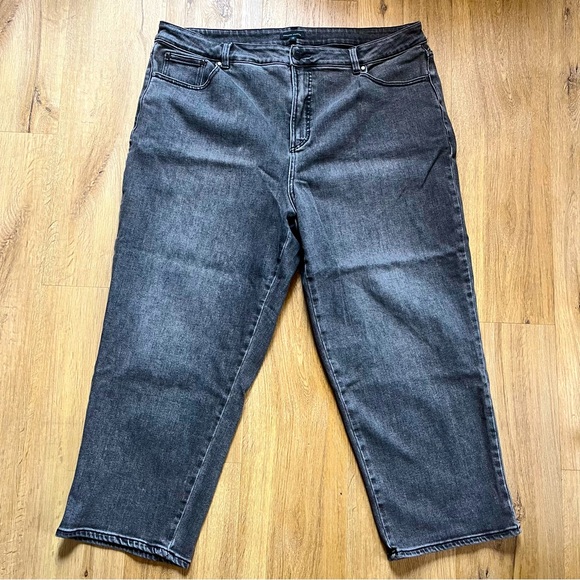 Universal Standard Donna High Rise Curve Straight Leg Jeans 27 Inch size 20 - Picture 1 of 6